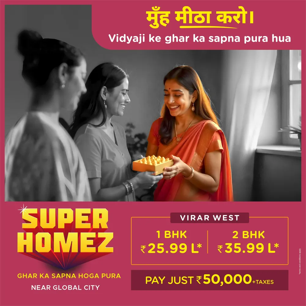 1, 2 & 3 BHK Apartment in Virar West