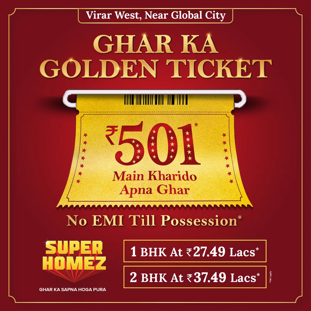 1, 2 & 3 BHK Apartment in Virar West