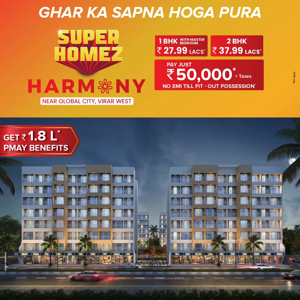 1, 2 BHK Flats in Virar West